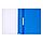 Папка-скоросшиватель Calligrata, А4, 120мкм, с синем прозр.верхом, фото 2