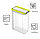 Емкость для сыпучих продуктов Domino 1,5 л, прозрачный/зеленый, фото 4
