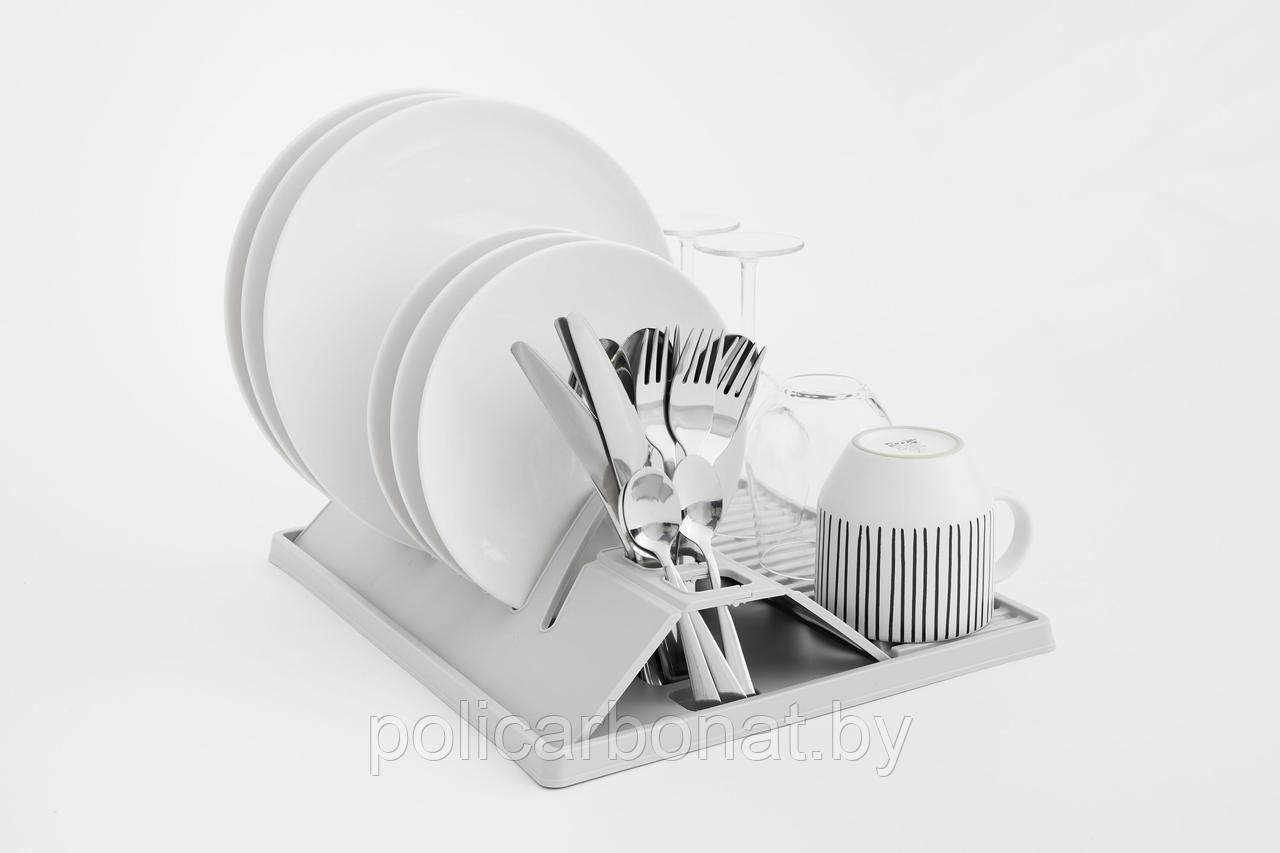 Сушилка для посуды Space Wonder складная, серый - фото 2 - id-p180686622