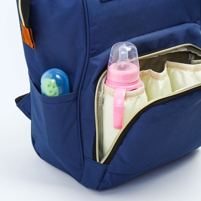 Сумка-рюкзак для хранения вещей малыша, цвет синий - фото 3 - id-p180692159