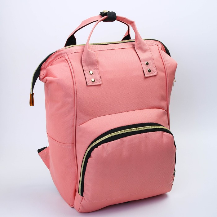 Сумка-рюкзак для хранения вещей малыша, цвет розовый - фото 1 - id-p180692160