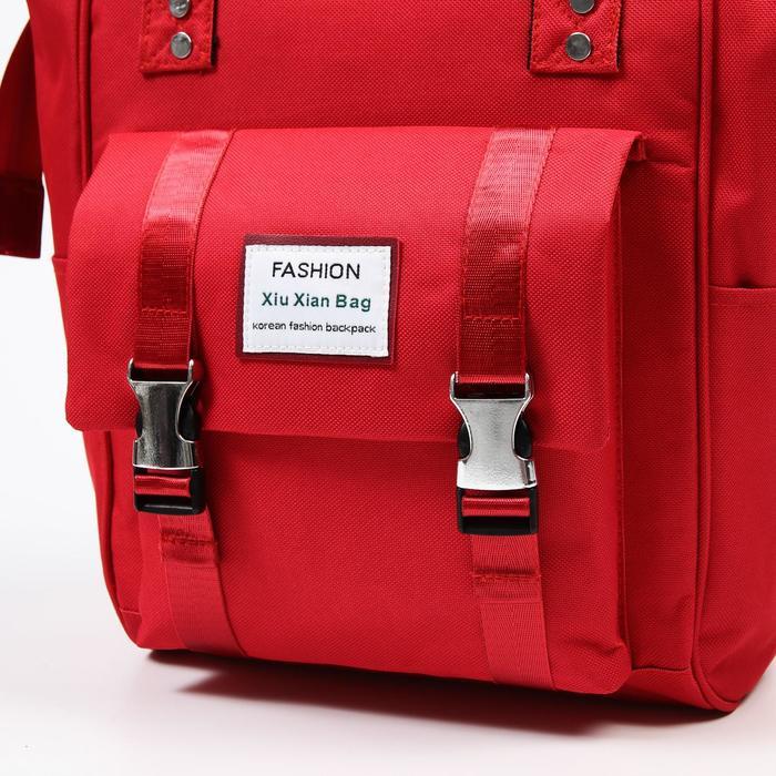 Сумка-рюкзак для хранения вещей малыша, цвет красный - фото 5 - id-p180692167