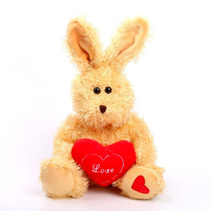 Мягкая игрушка «Кролик с сердцем» - фото 1 - id-p180692650