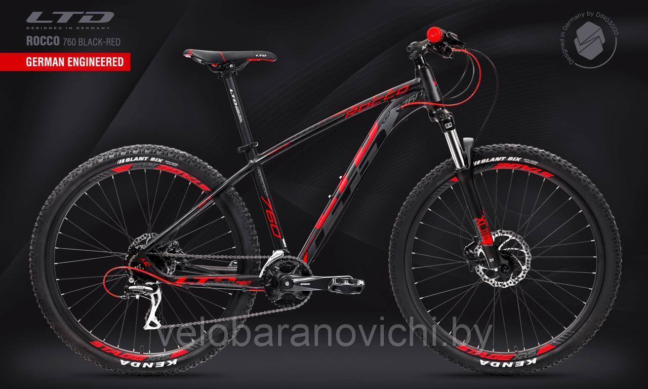 Велосипед LTD Rocco 760 Black-Red 27.5" (2022)