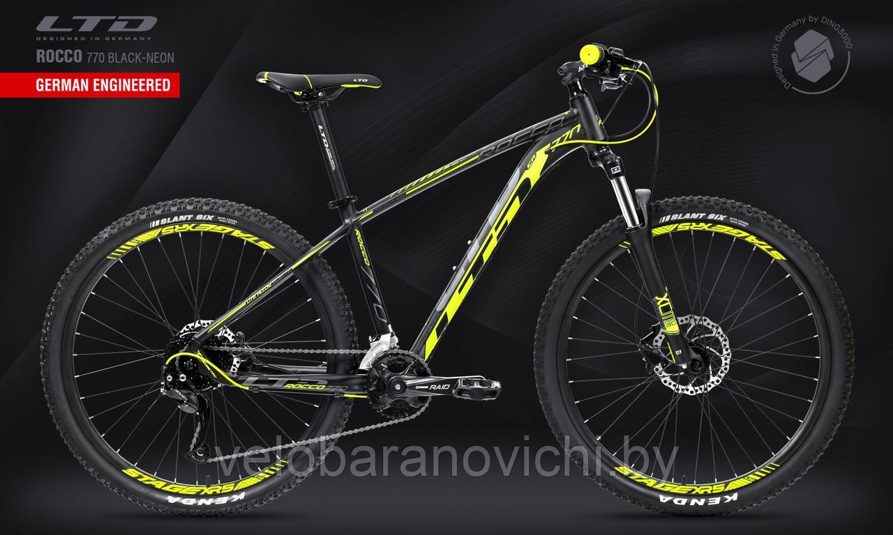 Велосипед LTD Rocco 770 Black-Neon 27.5" (2022)