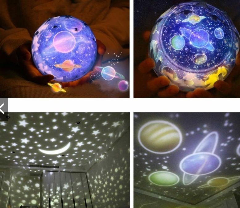 Детский ночник-проектор Magic Diamonds proection lamp (5 сменных фонов) - фото 1 - id-p166708963