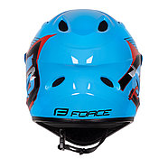 Шлем Force, TIGER Downhill, сине-черно-красный, L-XL, фото 2