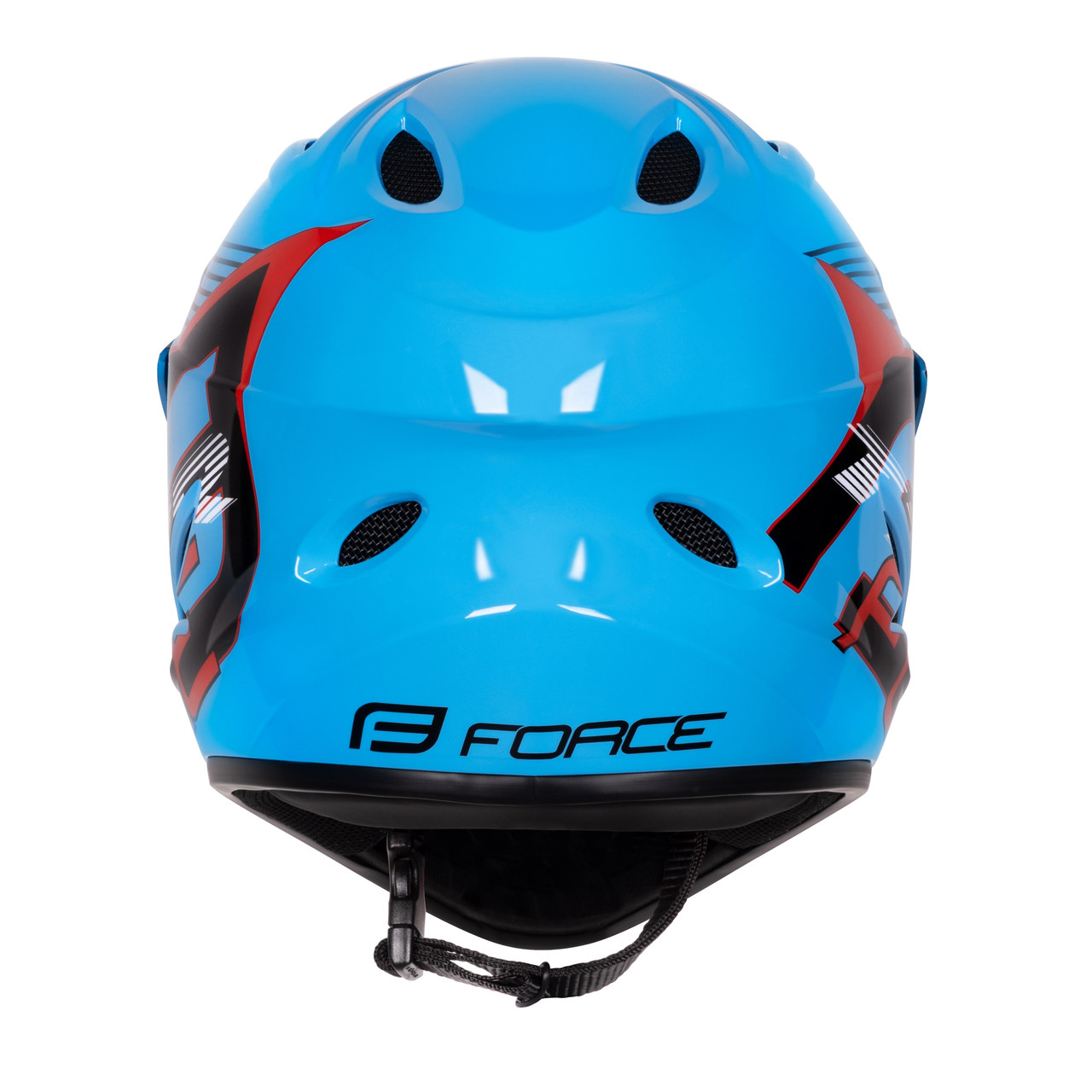 Шлем Force, TIGER Downhill, сине-черно-красный, L-XL - фото 2 - id-p180704322