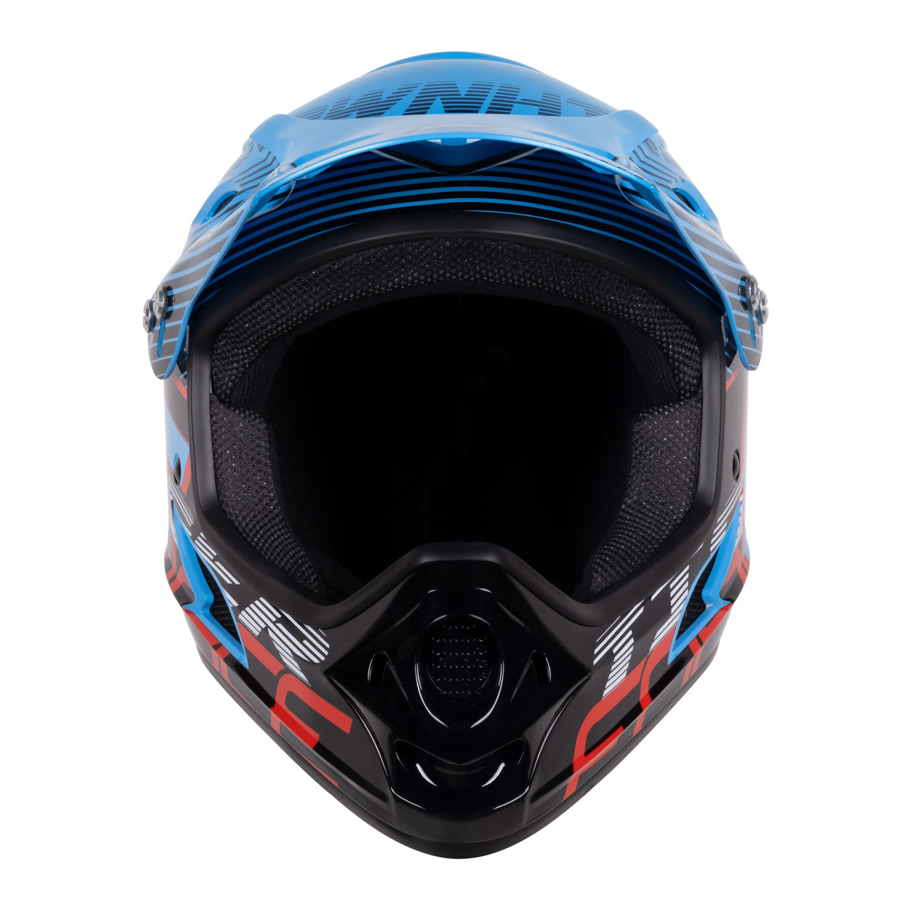 Шлем Force, TIGER Downhill, сине-черно-красный, L-XL - фото 5 - id-p180704322