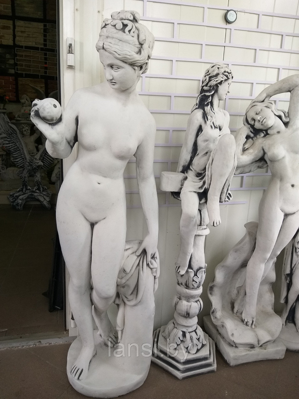 Скульптура бетонная " Адам и Ева " - фото 5 - id-p35719076