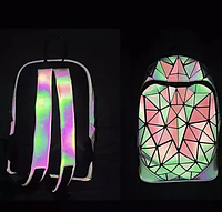 Светящийся неоновый рюкзак Хамелеон БаоБао