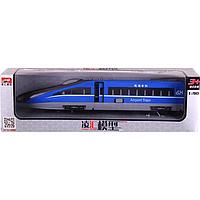 Скоростной поезд 1:90 синего цвета