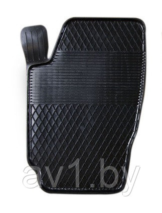 Автоковрик передний резиновый (водительский) Skoda Fabia / VW Polo / Шкода Фабиа / Фольксваген Поло