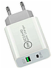 Сетевое Зарядное Устройство СЗУ Type-C PD + Quick charger A-113 3.0 20W, фото 3