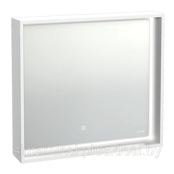 Зеркало Cersanit LOUNA 80, 800х700 мм, с подсветкой, белый - фото 1 - id-p180718501