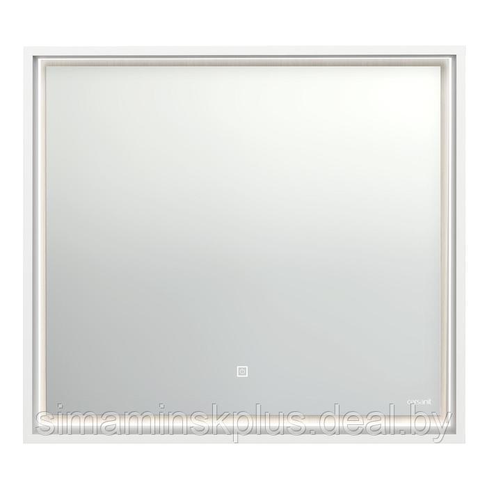 Зеркало Cersanit LOUNA 80, 800х700 мм, с подсветкой, белый - фото 3 - id-p180718501