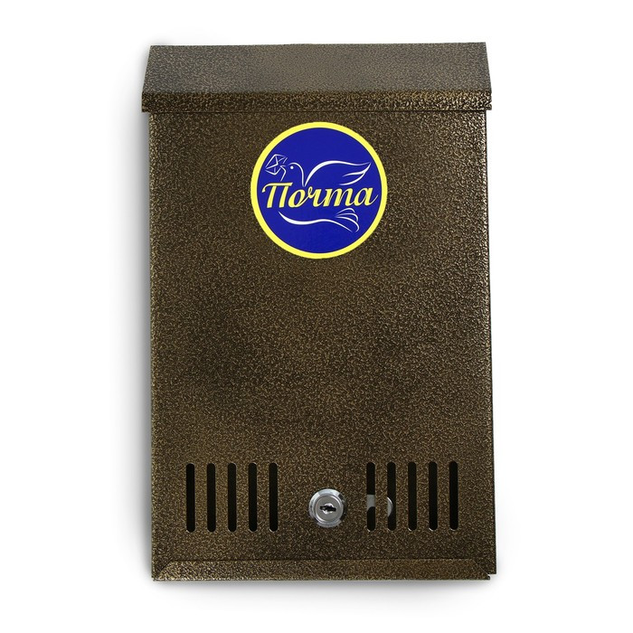 Ящик почтовый с замком, вертикальный, бронзовый - фото 5 - id-p180721756