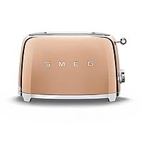 Тостер Smeg TSF01RGEU розовое золото