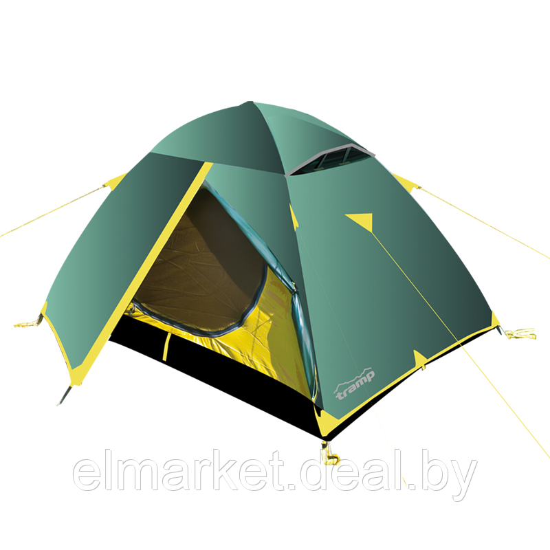 Палатка Tramp Scout 3 зеленый - фото 1 - id-p180745766