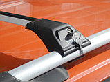 Багажник Tourmaline V1 серебристый на рейлинги Chevrolet Venture, 1996-2005, фото 2