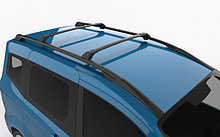 Багажник Tourmaline V1 черный на рейлинги Opel Vectra B Caravan, универсал, 1995-2002