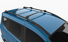 Багажник Tourmaline V1 черный на рейлинги Ford Explorer V, внедорожник, 2010-…
