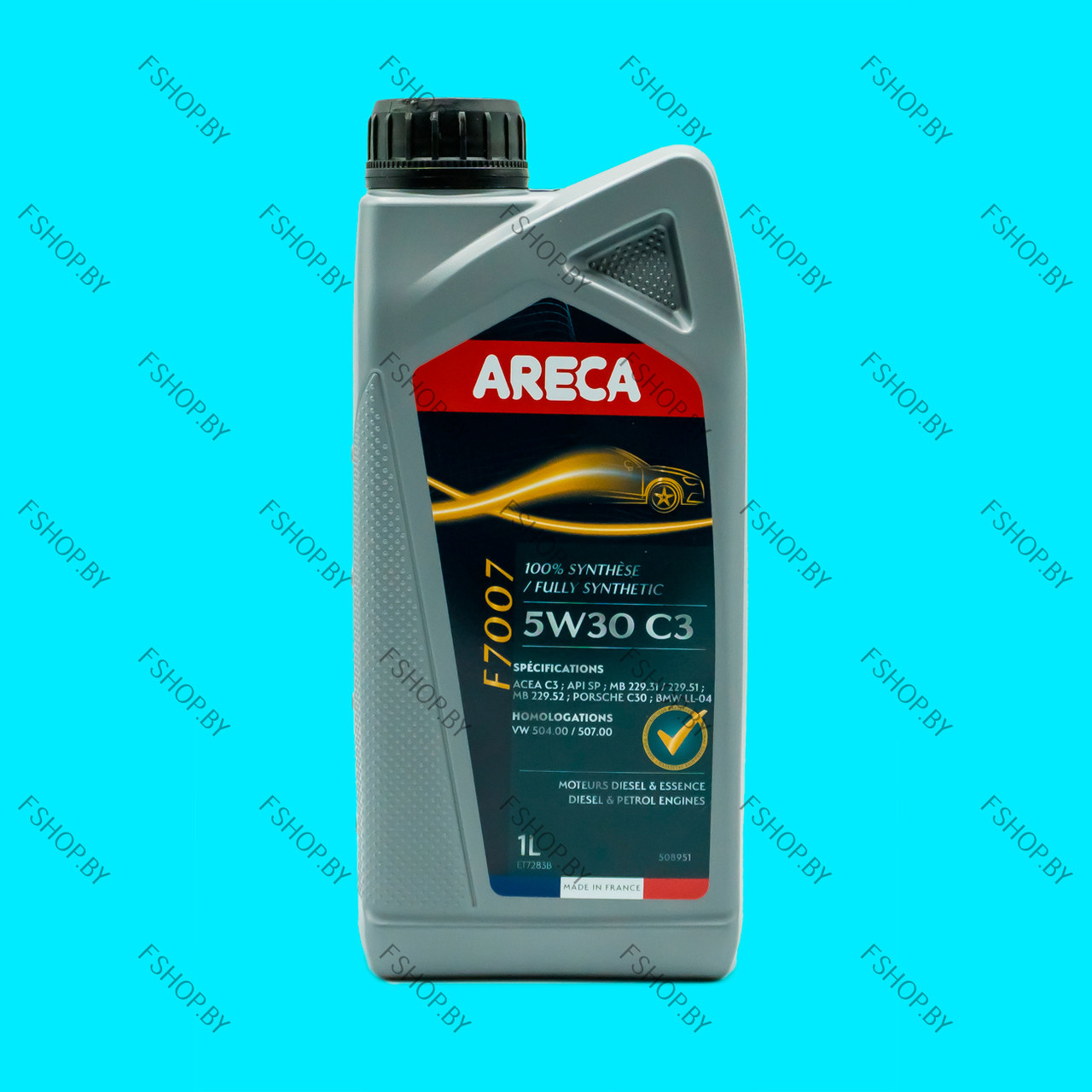 ARECA F7007 5W30 - 1 литр Синтетическое моторное масло Бензиновое-Дизельное-Турбодизель - фото 1 - id-p180271289
