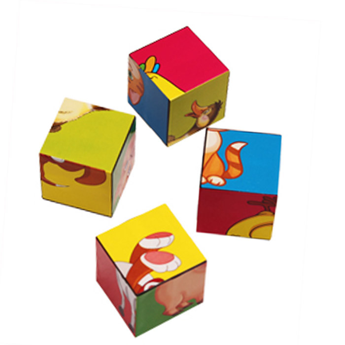 Кубики пластиковые Домашние животные 4шт/уп - фото 3 - id-p180749731