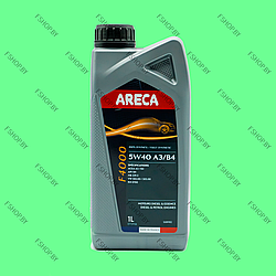 ARECA F4000 5W40 - 1 литр — Синтетическое моторное масло — Бензиновое-Дизельное