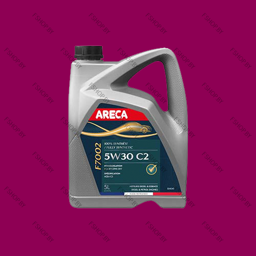 ARECA F7002 5W30 - 5 литров — Синтетическое моторное масло — Бензиновое-Дизельное
