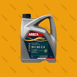 ARECA F7004 5W30 - 5 литров — Синтетическое моторное масло — Бензиновое-Дизельное
