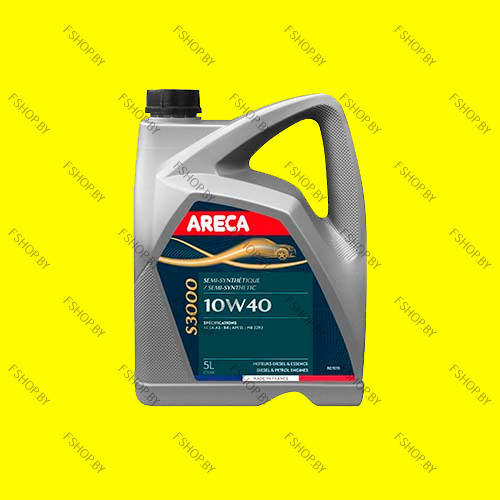 ARECA S3000 10W40 - 4 литра — Полусинтетическое моторное масло — Бензиновое-Дизельное