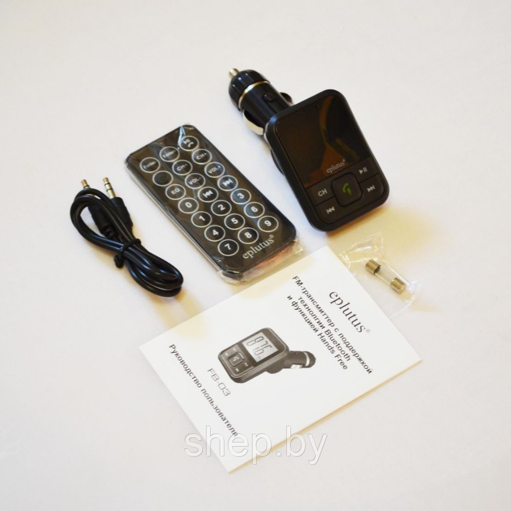 Автомобильный FM-модулятор с Bluetooth Eplutus FB-03 - фото 3 - id-p180750214