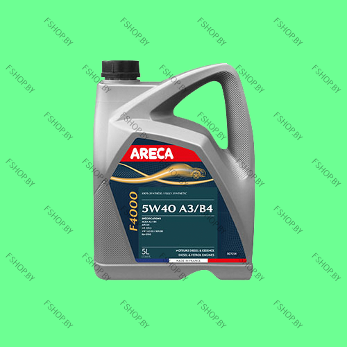 Масло моторное ARECA F4000 5W40 - 5 литров для Нива