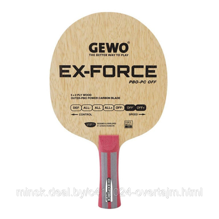 Основание ракетки н/тенниса GEWO Blade Ex-Force PBO-PC OFF, ST - фото 1 - id-p180751709