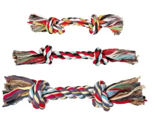 Игрушка для собак в виде веревки с двумя узлами TRIXIE 20 см (3271) - фото 1 - id-p104081919
