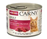 Консервы для кошек Animonda CARNY Adult говядина, сердце 200 гр (83704)