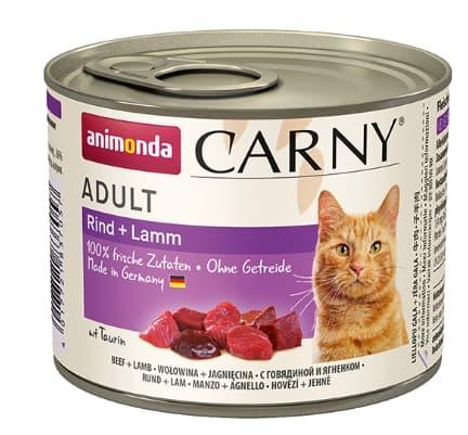 Консервы для кошек Animonda CARNY Adult говядина, ягненок 200 гр (83705)