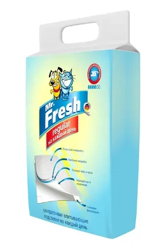 Mr.Fresh Regular Пеленки д/ежедневного применения 30х45см 16 шт