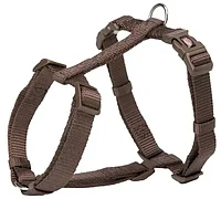Шлея для собак "TRIXIE" "Premium H-harness" XS-S темно-серый (20326)