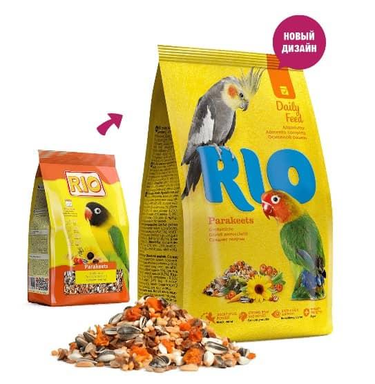 Корм "Rio" для средних попугаев 500 гр