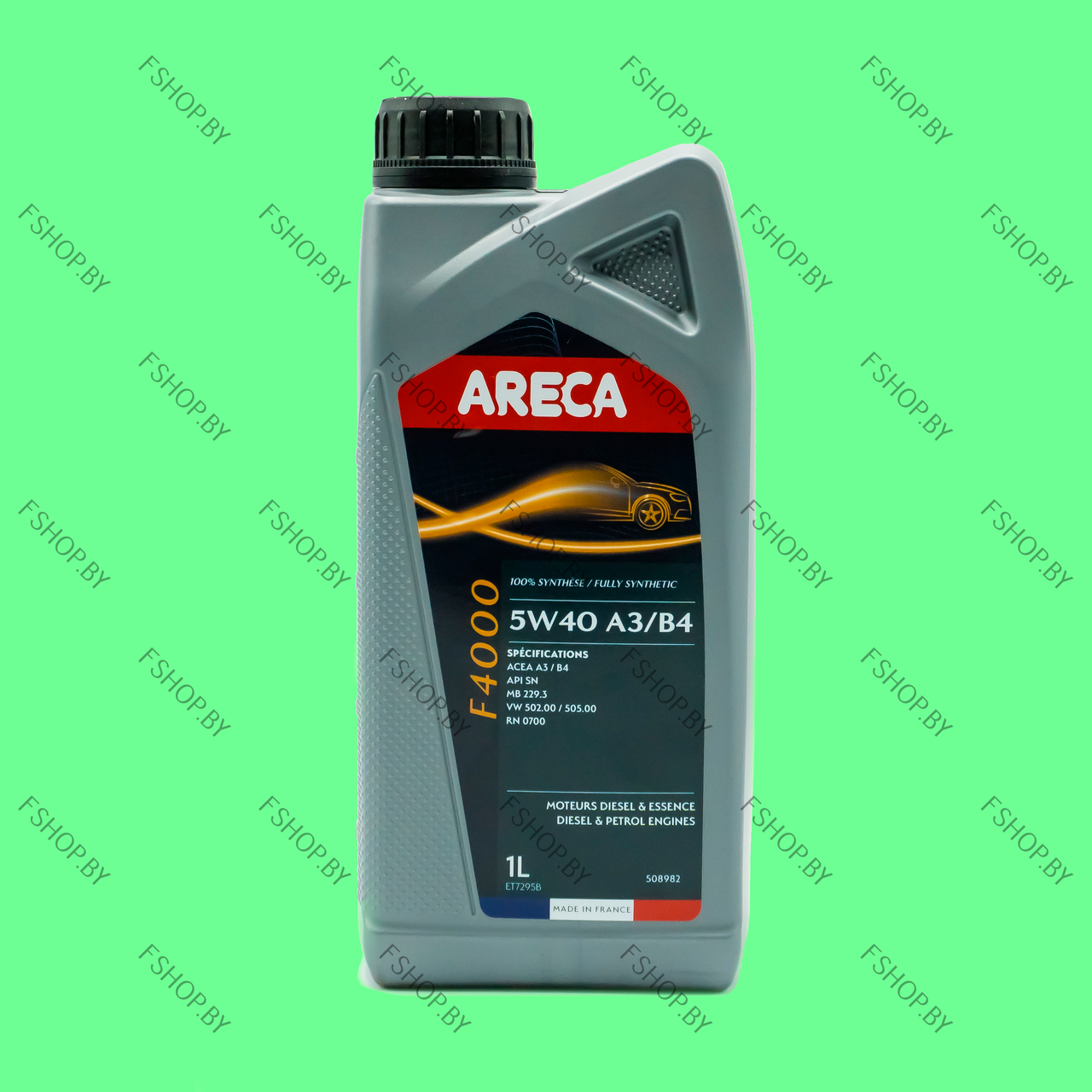 Масло моторное ARECA F4000 5W40 - 1 литр для BMW Changan Chevrolet Ford Infiniti Lifan Mazda Mercedes