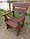 Кресло садовое и банное из массива сосны "Кладно", фото 4