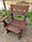 Кресло садовое и банное из массива сосны "Кладно", фото 6