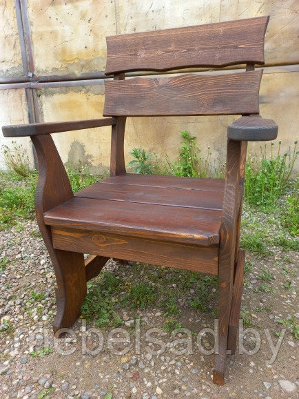 Кресло садовое и банное из массива сосны "Кладно" - фото 8 - id-p180768477