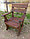 Кресло садовое и банное из массива сосны "Кладно", фото 7