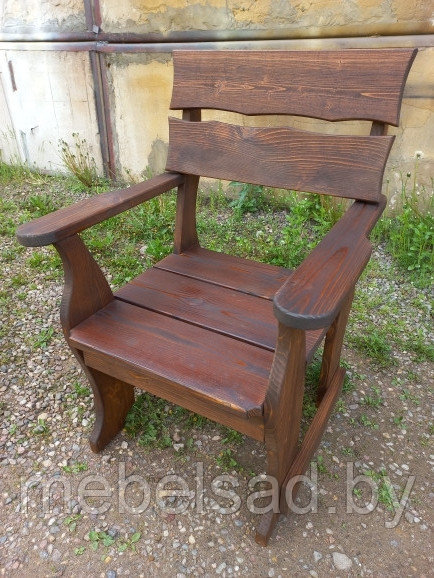 Кресло садовое и банное из массива сосны "Кладно" - фото 7 - id-p180768477