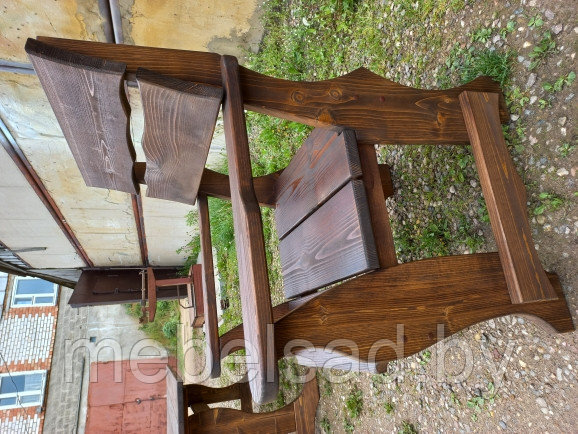 Кресло садовое и банное из массива сосны "Кладно" - фото 9 - id-p180768477