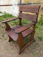 Кресло садовое и банное из массива сосны "Кладно"
