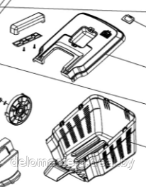 Травосборник в сб. LM4018P WORTEX 7103-304002assy - фото 1 - id-p180768753